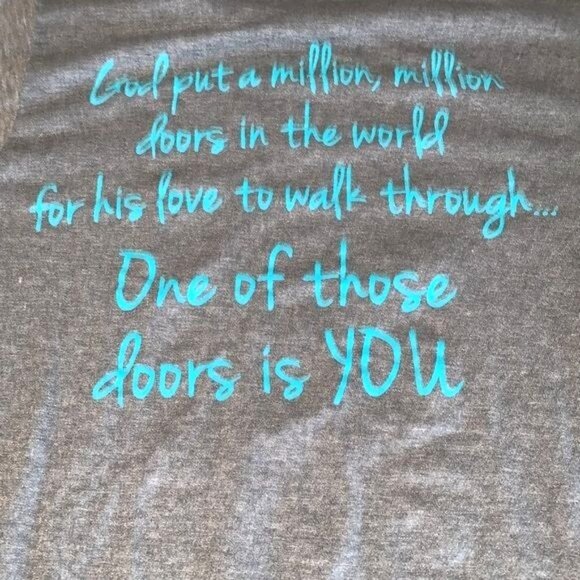 Jason Gray Graphic Tee By Tultex - Gray - Picture 6 of 8